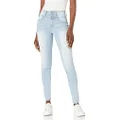 WallFlower Women's High-Waisted InstaSoft Sassy Skinny Jeans, Beverly, 13 Long