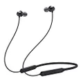 OnePlus Bullets Wireless Z Bass Edition (EU Version) in-Ear Earphone with Mic, Passive Noise Cancellation, (Bluetooth 5.0, Quick Switch) (Bold Black)