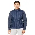 Puma Golf Women's W Cloudspun Wrmlbl Jacket, Navy Blazer, Large