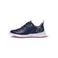 FootJoy Women's Fuel Laced Golf Shoes, navy/pink, 6.5 US