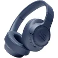 JBL Tune 760NC Over-Ear Headphones - Lightweight JBL Headphones Wireless Bluetooth, Foldable with Active Noise Cancellation - Bulk Packaging (Blue)