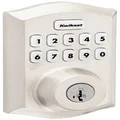 Kwikset 620TRLZW700-15S Traditional Home Connect Keypad Connected Smart Lock Deadbolt with Z-Wave 700 and SmartKey Satin Nickel Finish