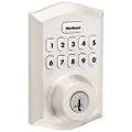 Kwikset 620TRLZW700-15S Traditional Home Connect Keypad Connected Smart Lock Deadbolt with Z-Wave 700 and SmartKey Satin Nickel Finish