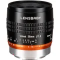 Lensbaby Velvet 56 with Copper Rings Micro Four Thirds Mount, Soft Effect, 2.2 inches (56 mm), Manual Focus