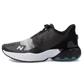 New Balance Men's FuelCell Rebel TR V1 Running Shoe, Black/White, 10