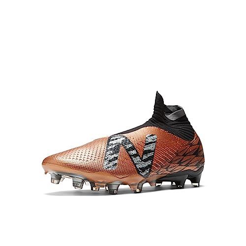 New Balance Men's Tekela V4 Pro Fg Soccer Shoe, Copper/Black/Silver, 10