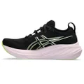 ASICS Women's Gel-Nimbus 26 Running Shoe, Black/Neon Lime, 9