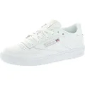 Reebok Women's Club C 85 Sneaker, White/Light Grey, 8