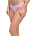 Hanky Panky Women's Signature Lace Low-Rise Thong Panty, Wisteria Purple One Size