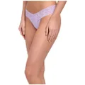 Hanky Panky Women's Signature Lace Low-Rise Thong Panty, Wisteria Purple One Size