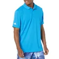 adidas adidas Golf Men's Performance Primegreen Polo Shirt, Bright Blue, Medium