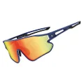 DUCO Polarized Sunglasses Baseball Sun Glasses Lightweight TR90 Frame UV400 Sports Cycling Shades for Men Women