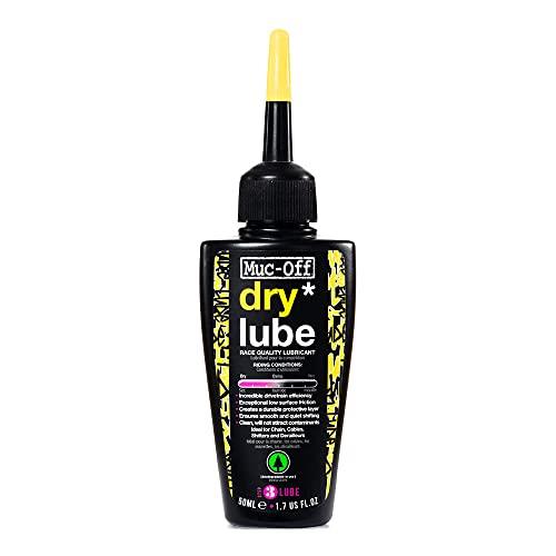 Muc-Off Dry Chain Lube, 50 Milliliters - Biodegradable Bike Chain Lubricant, Suitable For All Types Of Bike - Formulated For Dry Weather Conditions