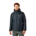 RAB Men's Microlight Alpine Down Jacket for Hiking, Climbing, & Skiing - Beluga - Large