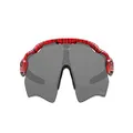Oakley Men's Oo9208 Radar Ev Path Rectangular Sunglasses, Red Tiger/Prizm Black, 38 mm