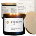 February 23rd Birthdate Personalized Astrology Candle with Live Q&A | Reading for Your Birthday | Handmade Pisces Candles | Unique Birthday Gifts for Her and Him