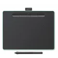 Wacom Intuos Medium Bluetooth Graphics Drawing Tablet, Portable for Teachers, Students and Creators, 4 Customizable ExpressKeys, Compatible with Chromebook Mac OS Android and Windows - Pistachio