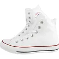 Converse Chuck Taylor All Star Leather Sneakers, Optical White, 9.5 Women/7.5 Men