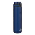 Ion8 One Touch Sport/Bike Water Bottle - Leakproof and BPA-free Water Bottle - Fits in Lunch Boxes, Handbags, Car Cup Holders, Backpacks and Bike Holders, 32 oz / 1000 ml (Pack of 1) - Navy Blue