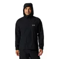 Mountain Hardwear Men's Standard Exposure/2 Gore-tex Paclite Jacket, Black, X-Large