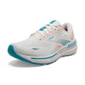 Brooks Women s Adrenaline GTS 23 Supportive Running Shoe - Coconut/Papaya/Blue - 12 Medium