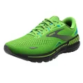 Brooks Men s Adrenaline GTS 23 Supportive Running Shoe, Green Gecko/Grey/Atomic Blue, 8 Wide