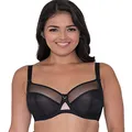 Curvy Kate Womens Victory Balcony Bra Size 36HH in Black