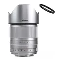 VILTROX 33mm F1.4 STM Auto Focus Prime Lens APS-C for Canon EOS EF-M Mount Mirrorless Camera Silver M10 M100 M2 M200 M3 M5 M50 M50II M6 M6II