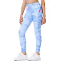 IUGA Girls Athletic Leggings with Pockets Running Yoga Pants Girl's Workout Dance Leggings Tights for Girls High Waisted