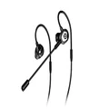 SteelSeries Gaming Earphones, Detachable Microphone, Tusq Noise Canceling, Compatible with PC/PS/Switch/Smartphones, Ear Hooks, Black, 3 Levels to Change Your Ear Size