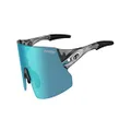 Tifosi Optics Rail XC Sport Sunglasses - Ideal For Cycling (Road & Gravel), Baseball, Softball and Running, Crystal Smoke (Clarion Blue/Ac Red/Clear), Large-XL