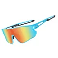 DUCO Polarized Sunglasses Baseball Sun Glasses Lightweight TR90 Frame UV400 Sports Cycling Shades for Men Women