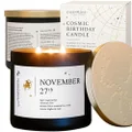 November 27th Birthdate Personalized Astrology Candle with Live Q&A | Reading for Your Birthday | Handmade Sagittarius Candles | Unique Birthday Gifts for Women and Men