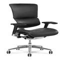 X Chair X4 Leather Executive Chair, Black Leather