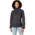 MARMOT Women's PreCip ECO Jacket | Lightweight, Waterproof Jacket for Women, Ideal for Hiking, Jogging, and Camping, 100% Recycled, Black, Small