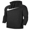 Nike Therma Men's Pullover Swoosh Training Hoodie CU6238-010 Size M Black/White