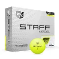 Wilson Staff Model Golf Ball - Yellow - 12 Balls