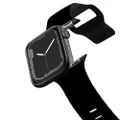 CASETiFY Impact Watch Band [Premium Soft Flexible Material] Compatible with Apple Watch Series 1-9, SE - 38/40/41mm - Black
