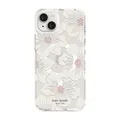 kate spade new york Protective Hardshell Case Compatible with MagSafe for Apple iPhone 14 Plus - Hollyhock Floral Clear [KSIPH-236-HHCCS]