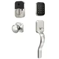 Yale Assure Lock 2 Key-Free Keypad with Bluetooth and Ridgefield Handle in Satin Nickel