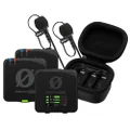 RØDE Wireless PRO Compact Wireless Track Set with Timecode, 32-Bit Float On-Board Recording, 2 Lavalier Microphones and Charging Case for Video Recording and Content Creation