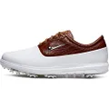 Nike Men's Air Zoom Victory Tour Golf Shoes (8, White/Brown)