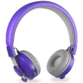 LilGadgets LUGT-05-PU Untangled Pro Children's Bluetooth Headphones, Purple