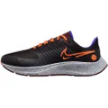 Nike Men's Air Zoom Pegasus 38 Shield Running Shoes, Black/Total Orange/Bronze Eclipse, 14