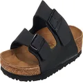 Birkenstock Arizona Birko-Flor Unisex Sandals, Black, 4 SG Men/ 6 SG Women