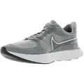 Nike Men's React Infinity Run Flyknit 2 Running Shoes Particle Grey/Grey Fog/Black/White Size 7.5
