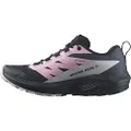 SALOMON Shoes Sense Ride 5 W, Women's Trail Running Shoes, India Ink Lilac Sachet Arctic Ice, 6.5 UK