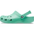 Crocs Unisex Classic Clog-Adult Slides, Jade Stone, 9/10 US