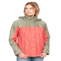 MARMOT Women's PreCip ECO Jacket | Lightweight, Waterproof Jacket for Women, Ideal for Hiking, Jogging, and Camping, 100% Recycled, Grapefruit/Vetiver, Small