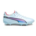 PUMA Womens King Ultimate Firm Ground/Ag Soccer Cleats Cleated, Firm Ground, Turf - Blue - Size 9.5 M